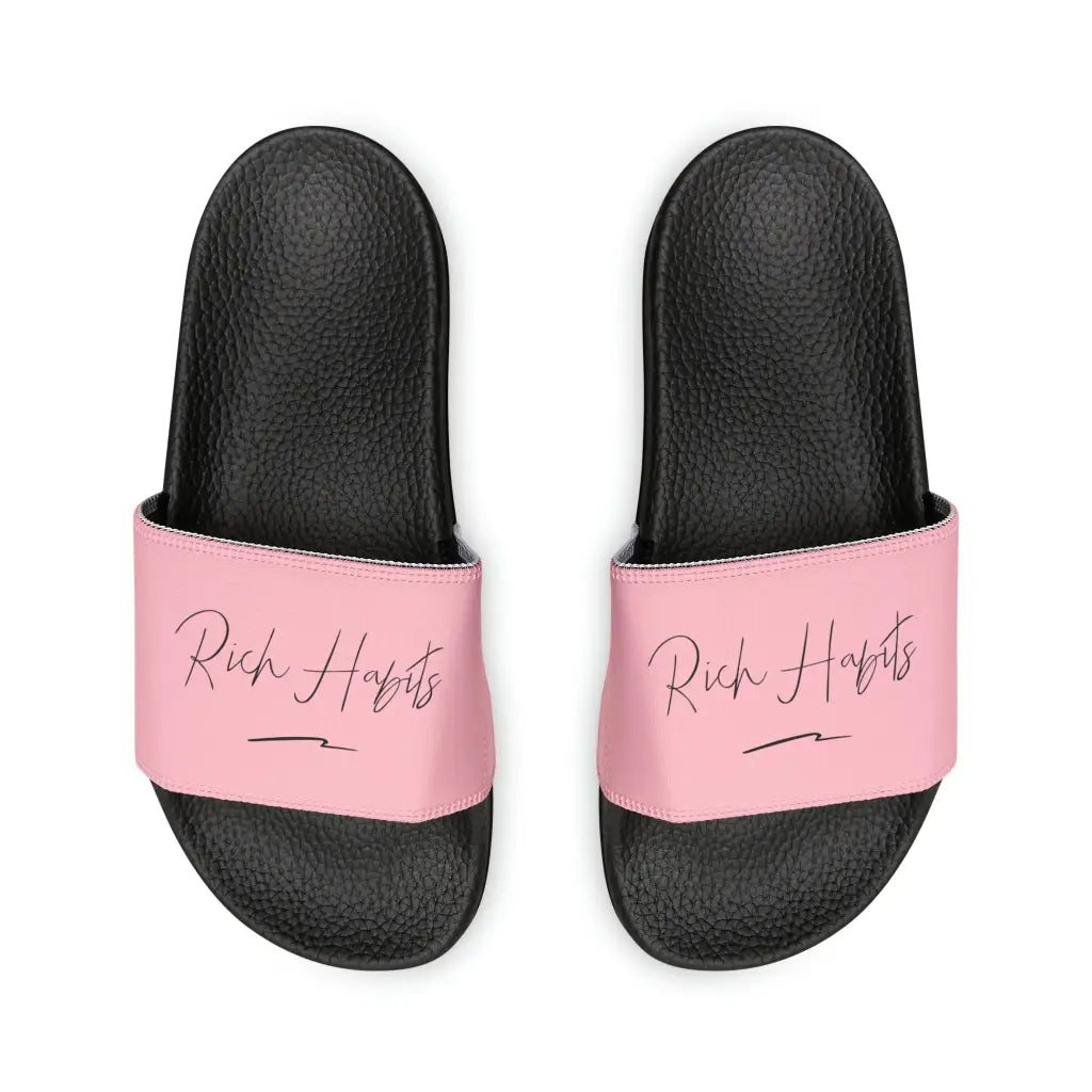 Pink Youth PU Slide Sandals - Shoes