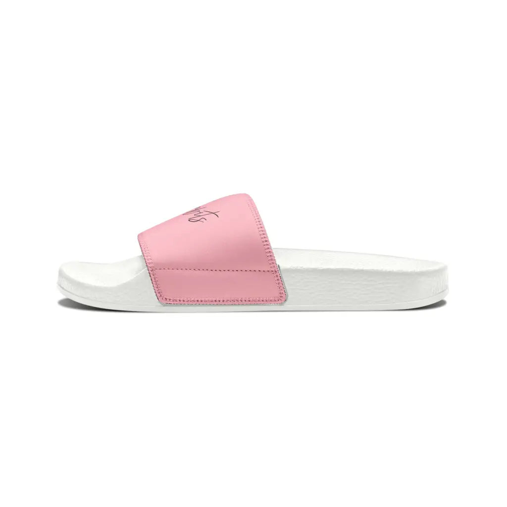 Pink Youth PU Slide Sandals - Shoes