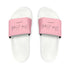 Pink Youth PU Slide Sandals - White / Kid’s 13 - Shoes