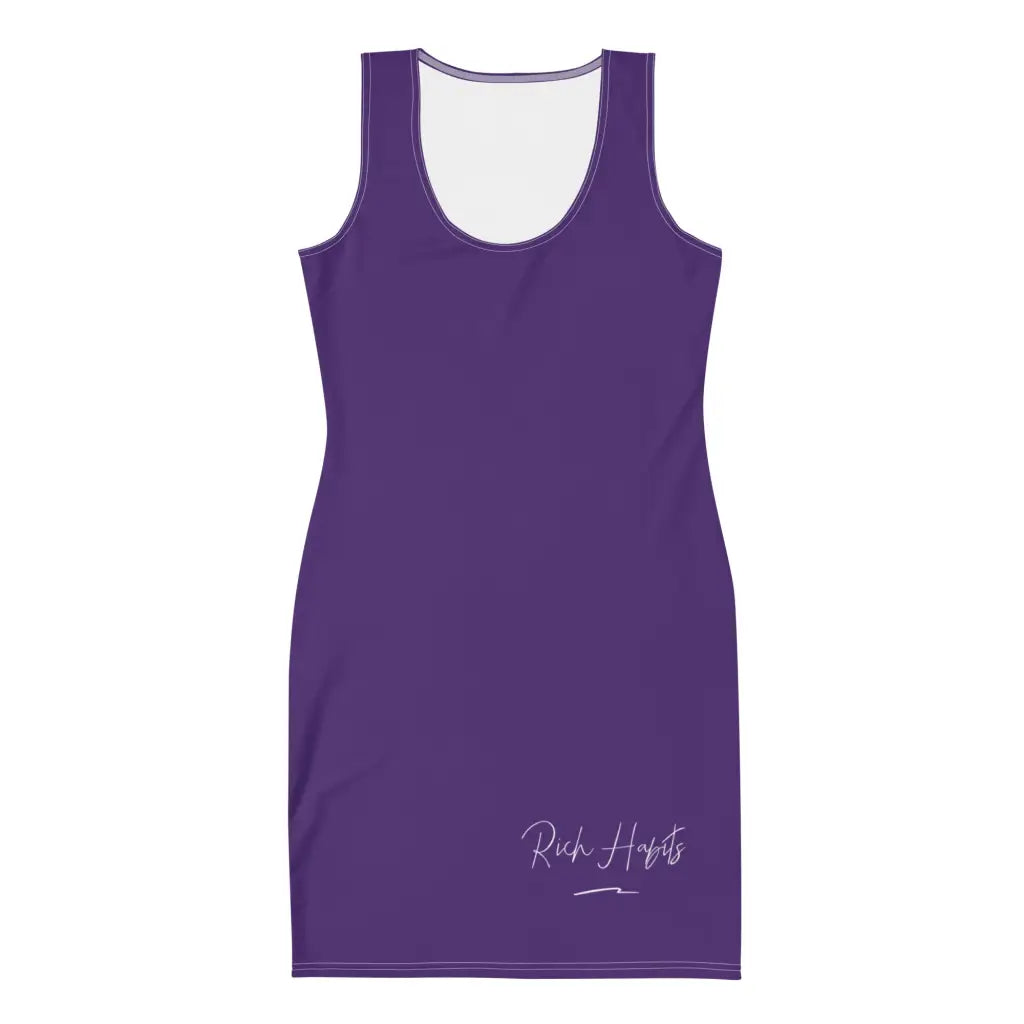 Purple Fitted Dress - XS