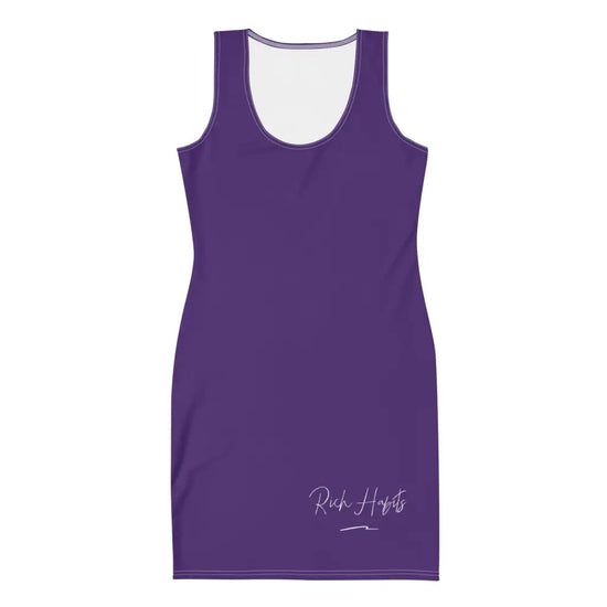 Purple Fitted Dress - XS