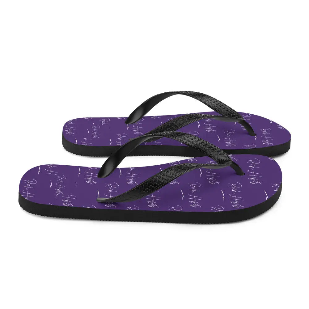 Purple Flip-Flops