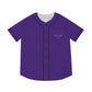 Purple Men’s Baseball Jersey - 2XL / Black - All Over Prints