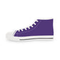 Purple Men’s High Top Sneakers - Shoes