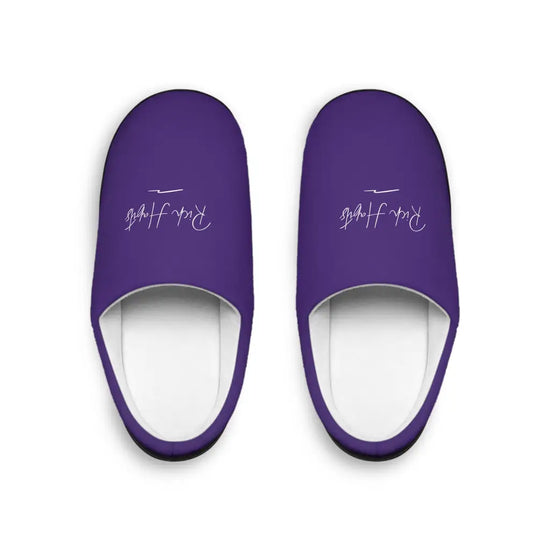 Purple Men’s Indoor Slippers - US 7 - 8 / Black sole - Shoes