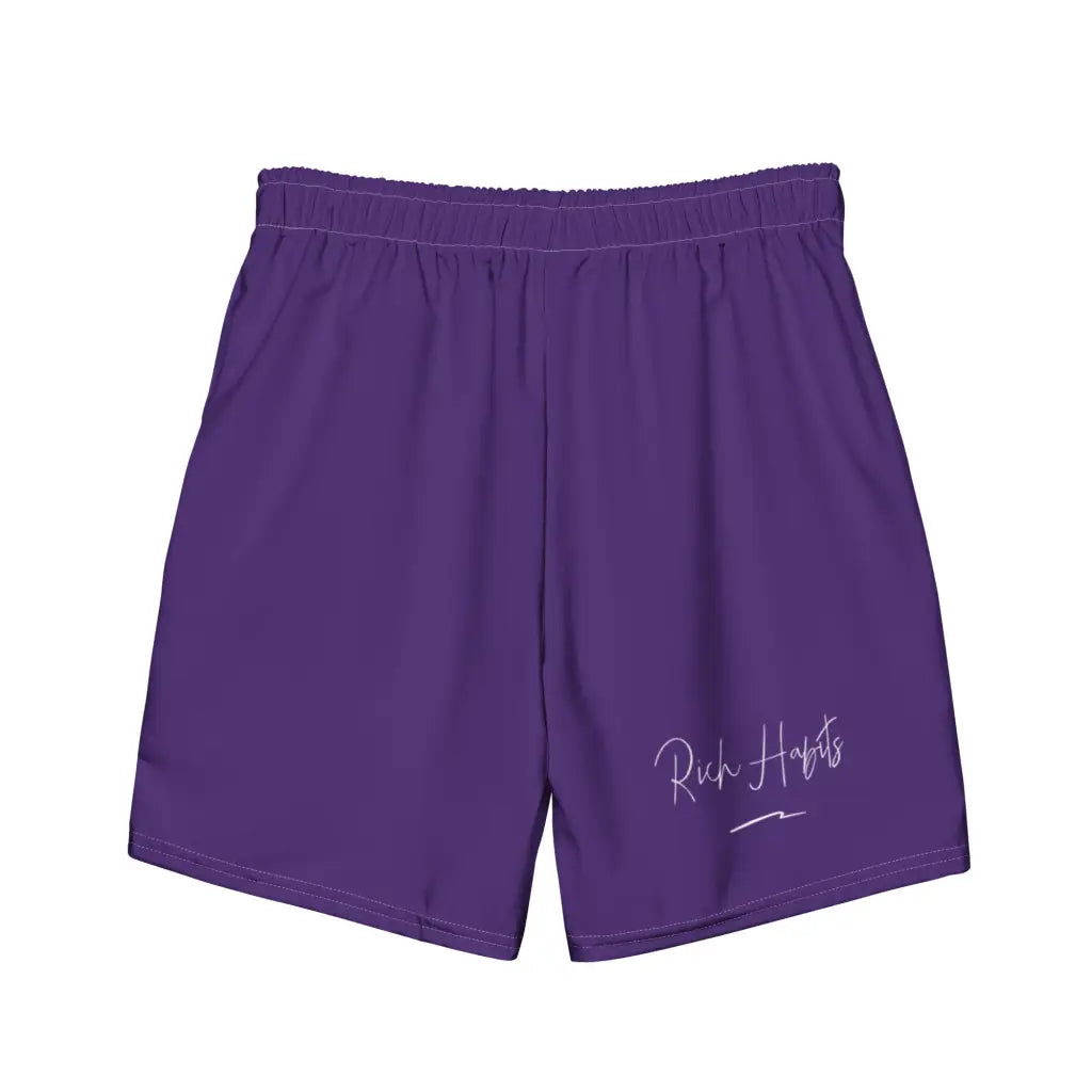 Purple Men’s swim trunks