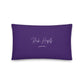 Purple Pillow - 20″×12″