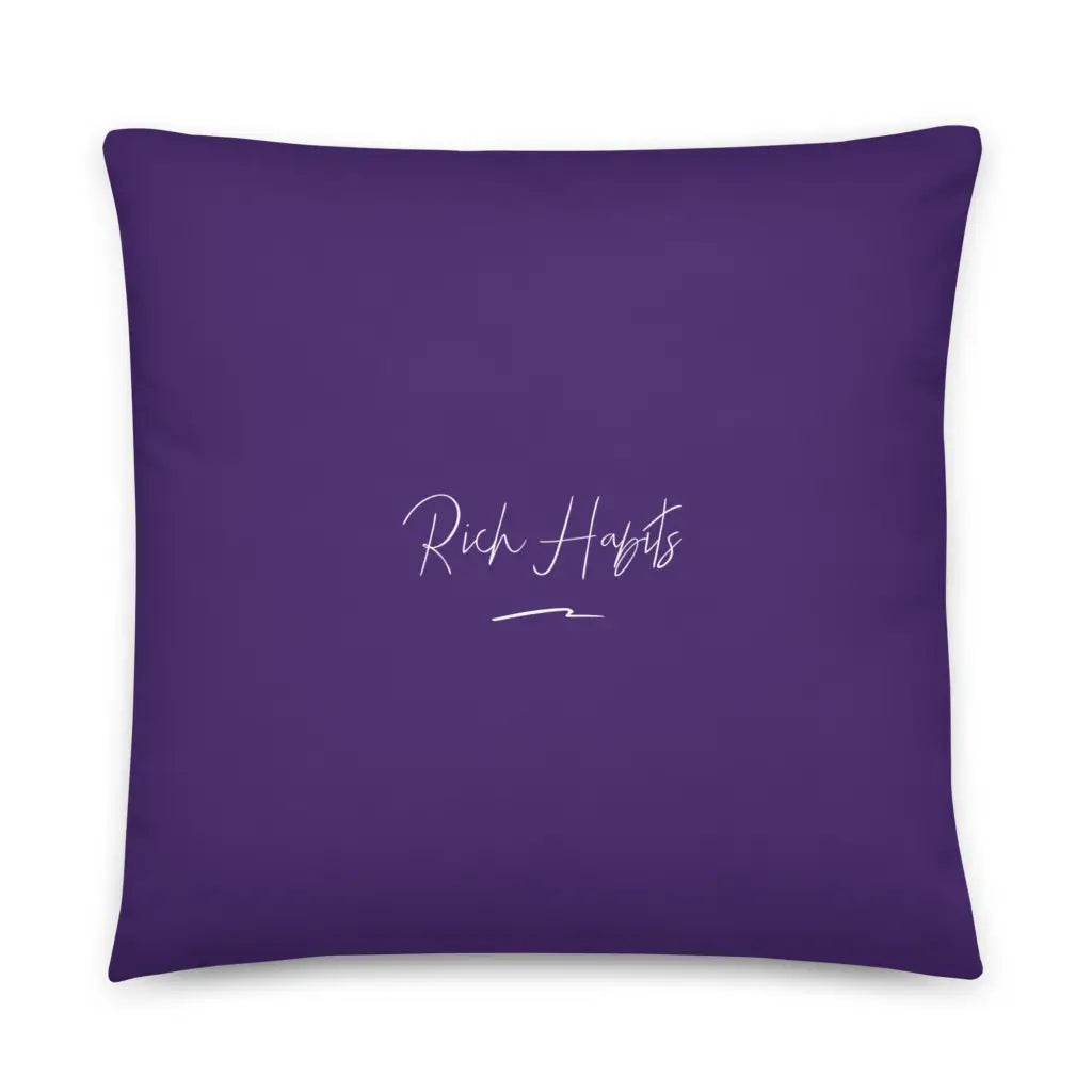 Purple Pillow - 22″×22″