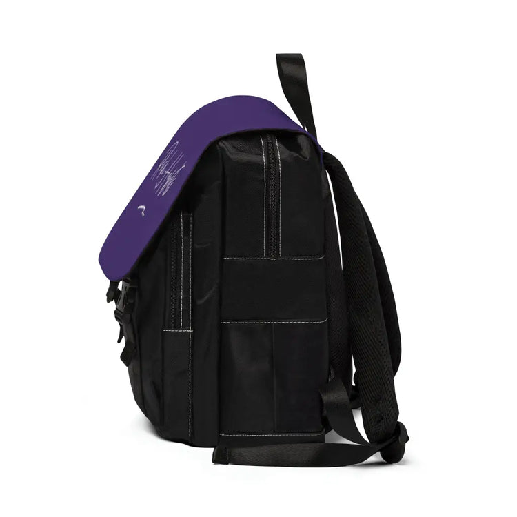 Purple Shoulder Backpack - One size - Bags