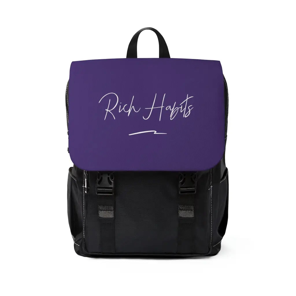 Purple Shoulder Backpack - One size - Bags