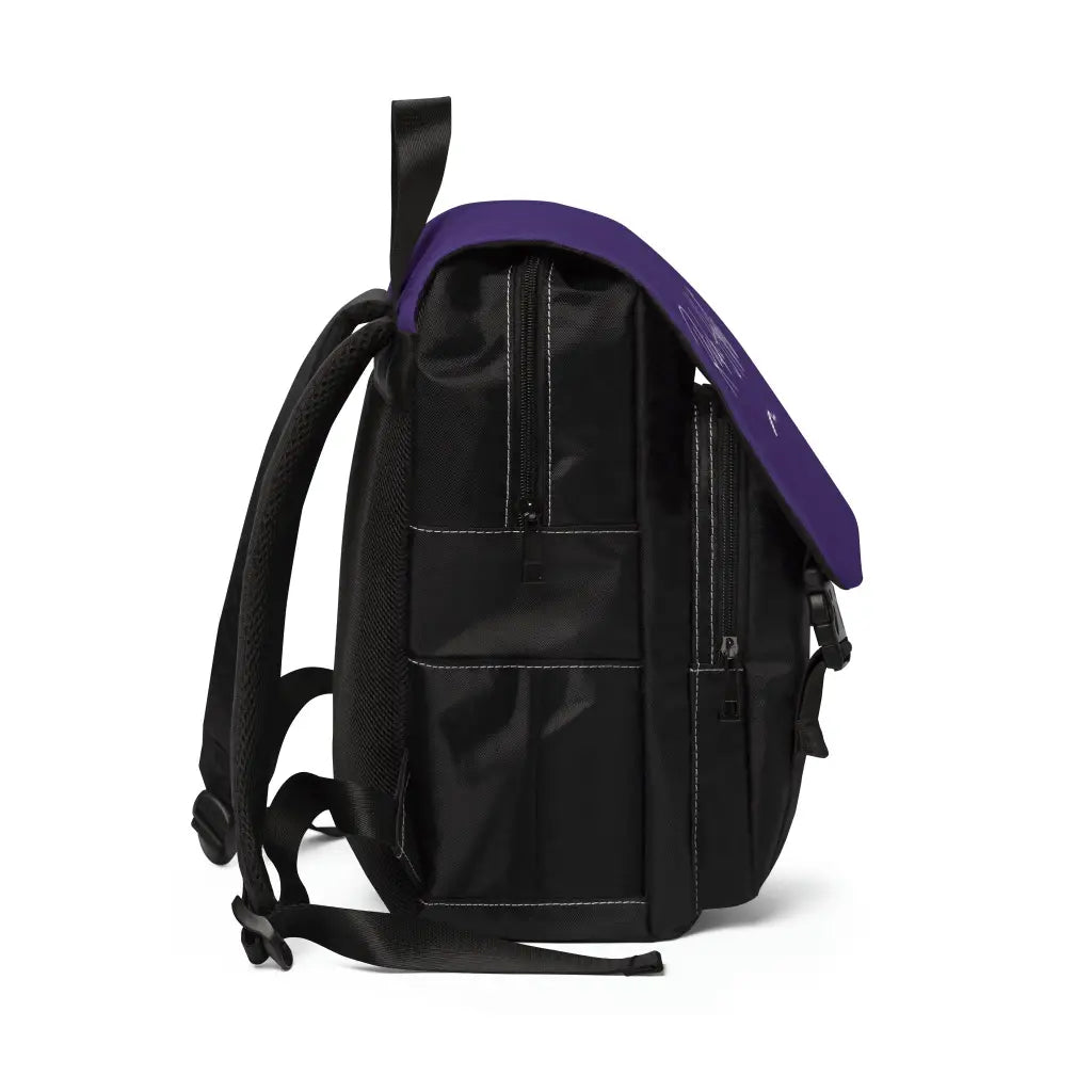 Purple Shoulder Backpack - One size - Bags