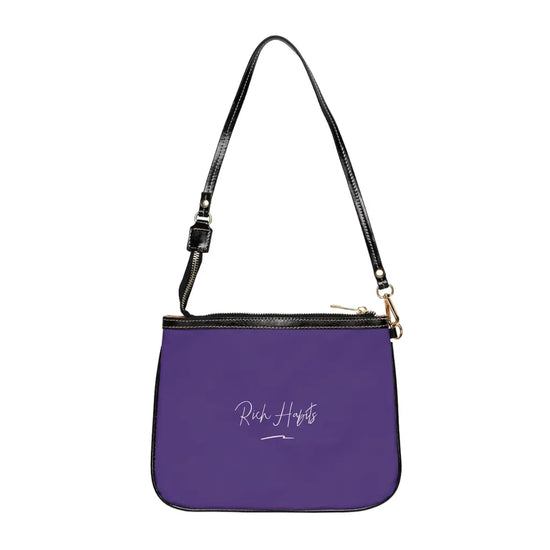 Purple Small Shoulder Bag - 10 × 8 / Black - Bags