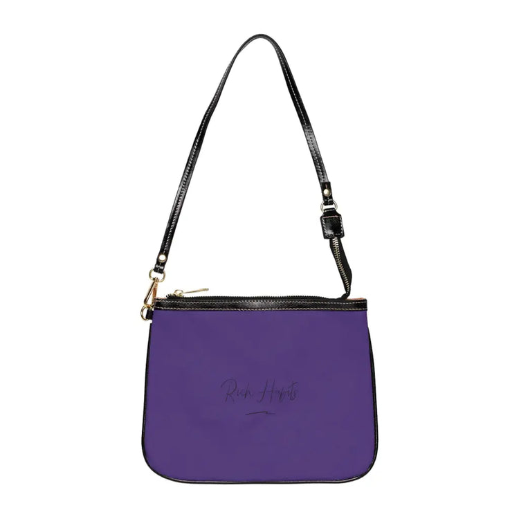 Purple Small Shoulder Bag - 10 × 8 / Black - Bags