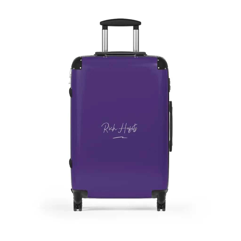 Purple Suitcase - Medium / Black - Bags