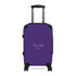 Purple Suitcase - Small / Black - Bags