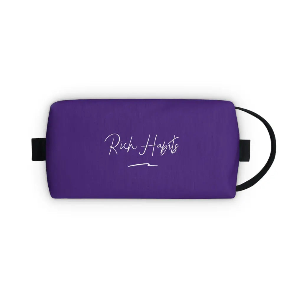 Purple Toiletry Bag - 7.5” x 4” 3.8” - Bags