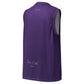 Purple unisex basketball jersey