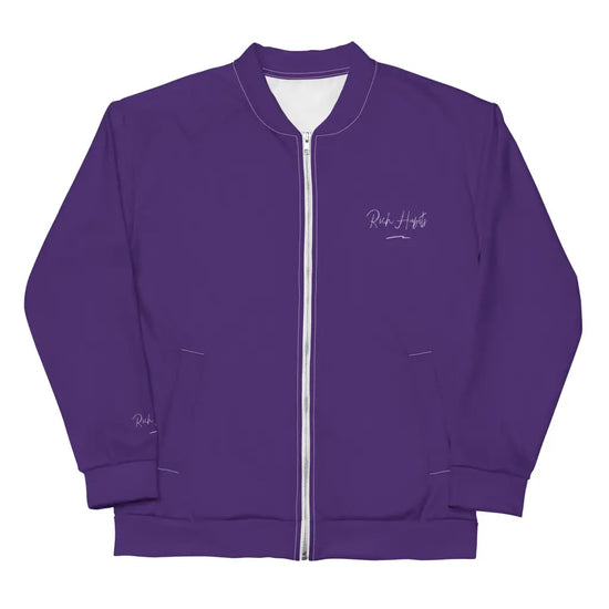 Purple Unisex Bomber Jacket - XS