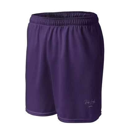 Purple Unisex mesh shorts - 2XS