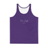 Purple Unisex Tank Top - XS