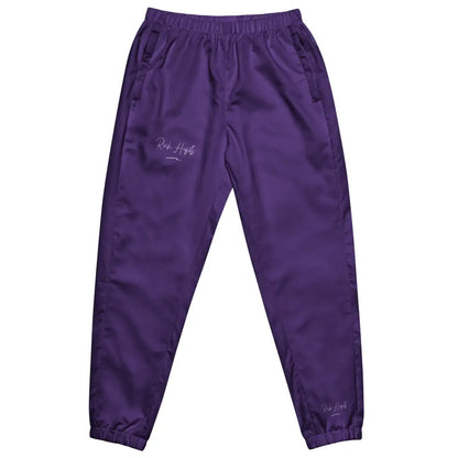 Purple Unisex track pants - Black / XS