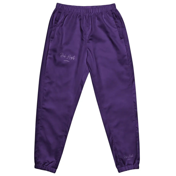 Purple Unisex track pants - Black / XS