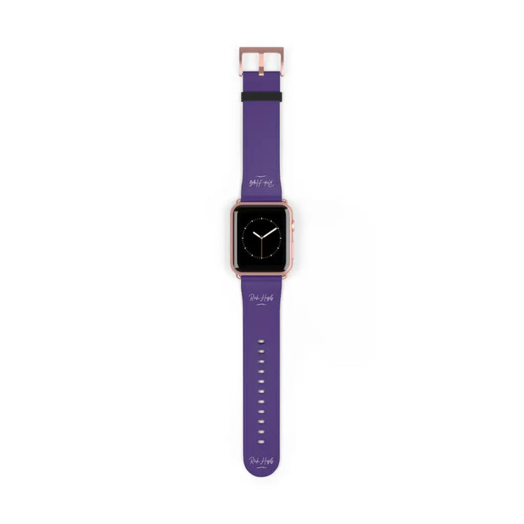 Purple Watch Band - 42 - 45 mm / Rose Gold Matte -