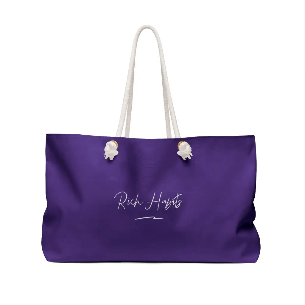 Purple Weekender Bag - 24 × 13 - Bags