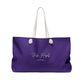 Purple Weekender Bag - 24 × 13 - Bags