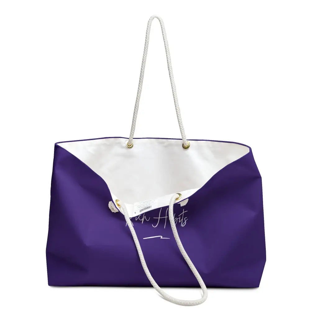 Purple Weekender Bag - 24 × 13 - Bags