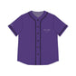 Purple Women’s Baseball Jersey - XL / Black - All Over