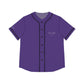 Purple Women’s Baseball Jersey - 2XL / Black - All Over