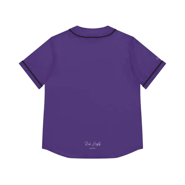 Purple Women’s Baseball Jersey - All Over Prints