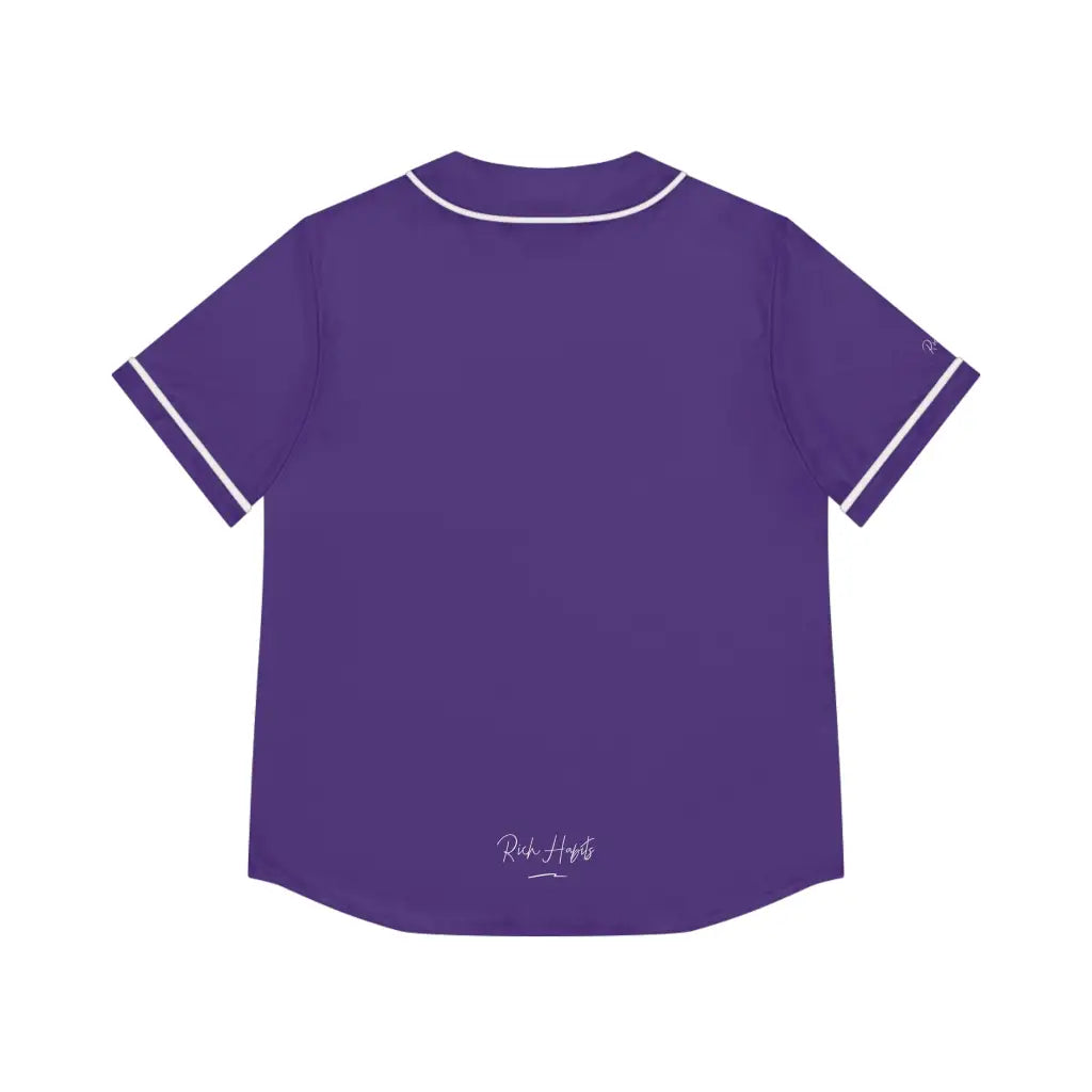 Purple Women’s Baseball Jersey - All Over Prints