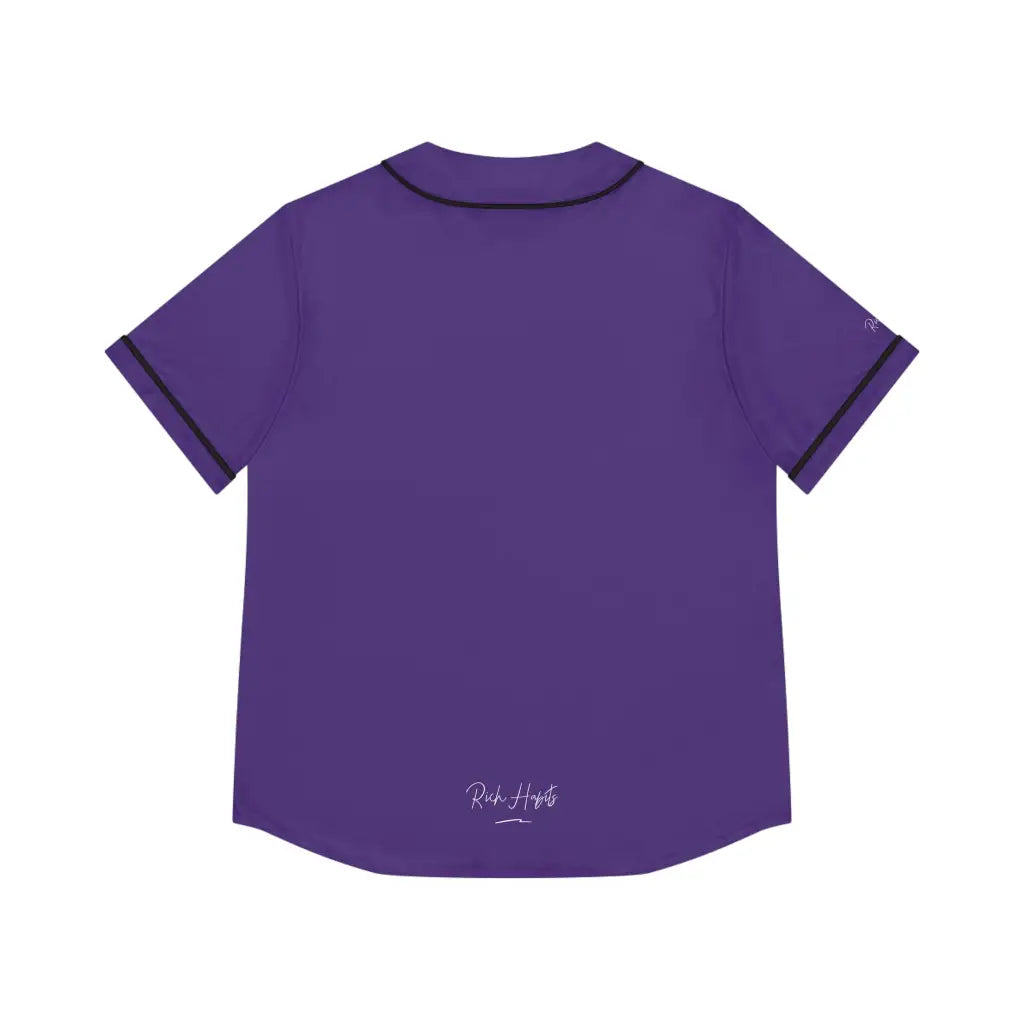 Purple Women’s Baseball Jersey - All Over Prints