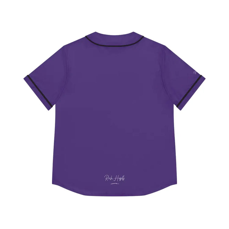 Purple Women’s Baseball Jersey - All Over Prints