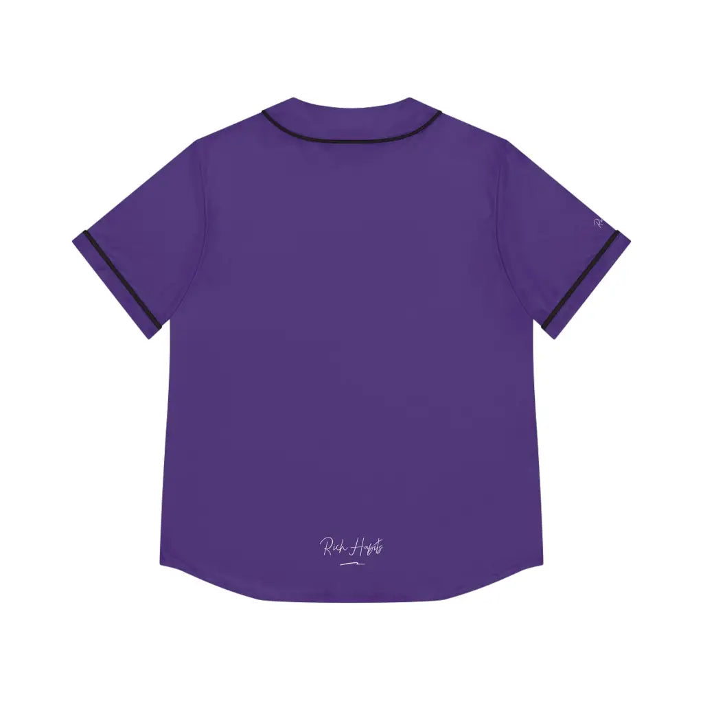 Purple Women’s Baseball Jersey - All Over Prints