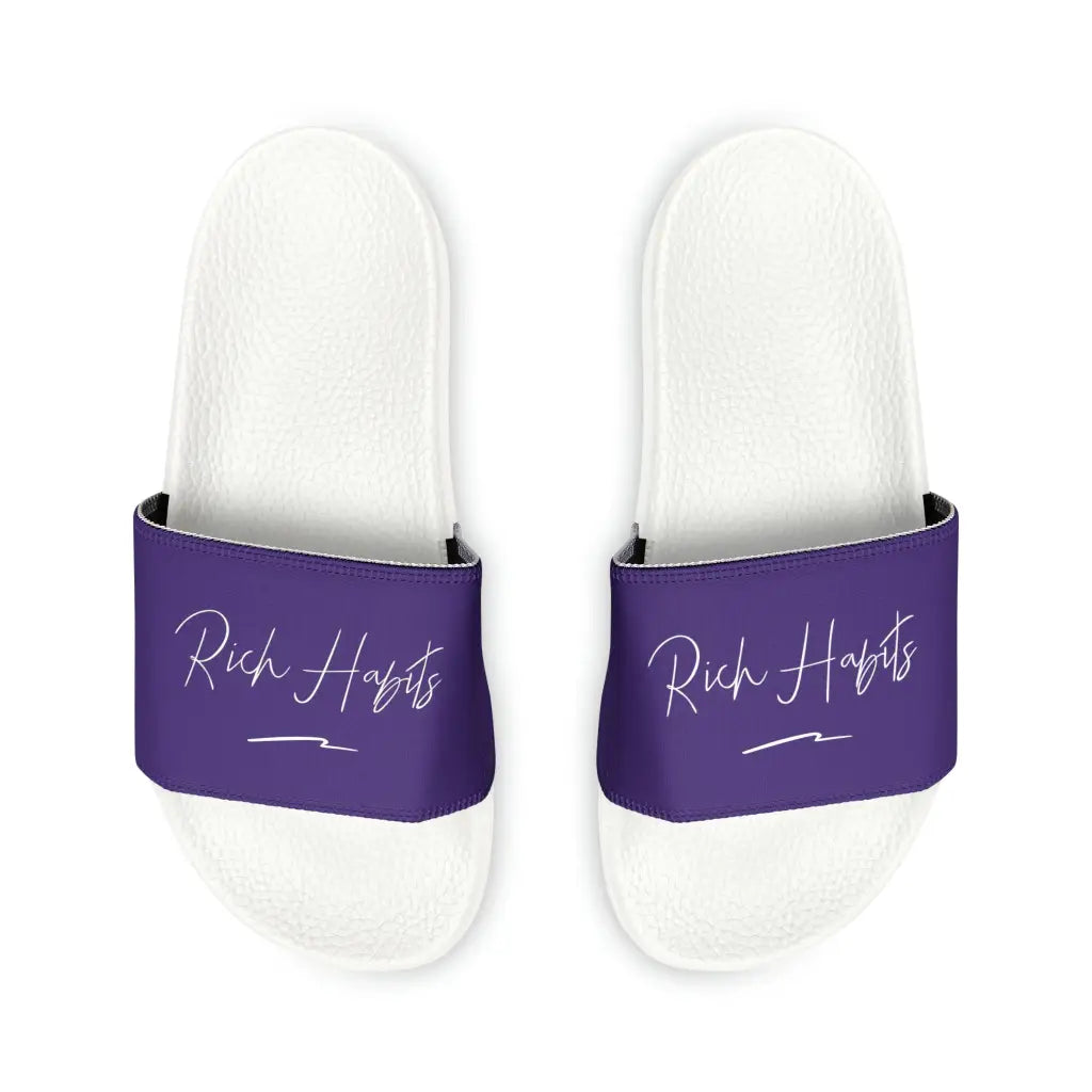 Purple Youth PU Slide Sandals - Shoes