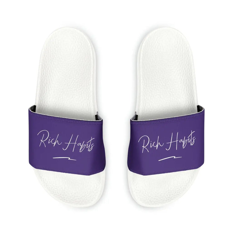 Purple Youth PU Slide Sandals - Shoes