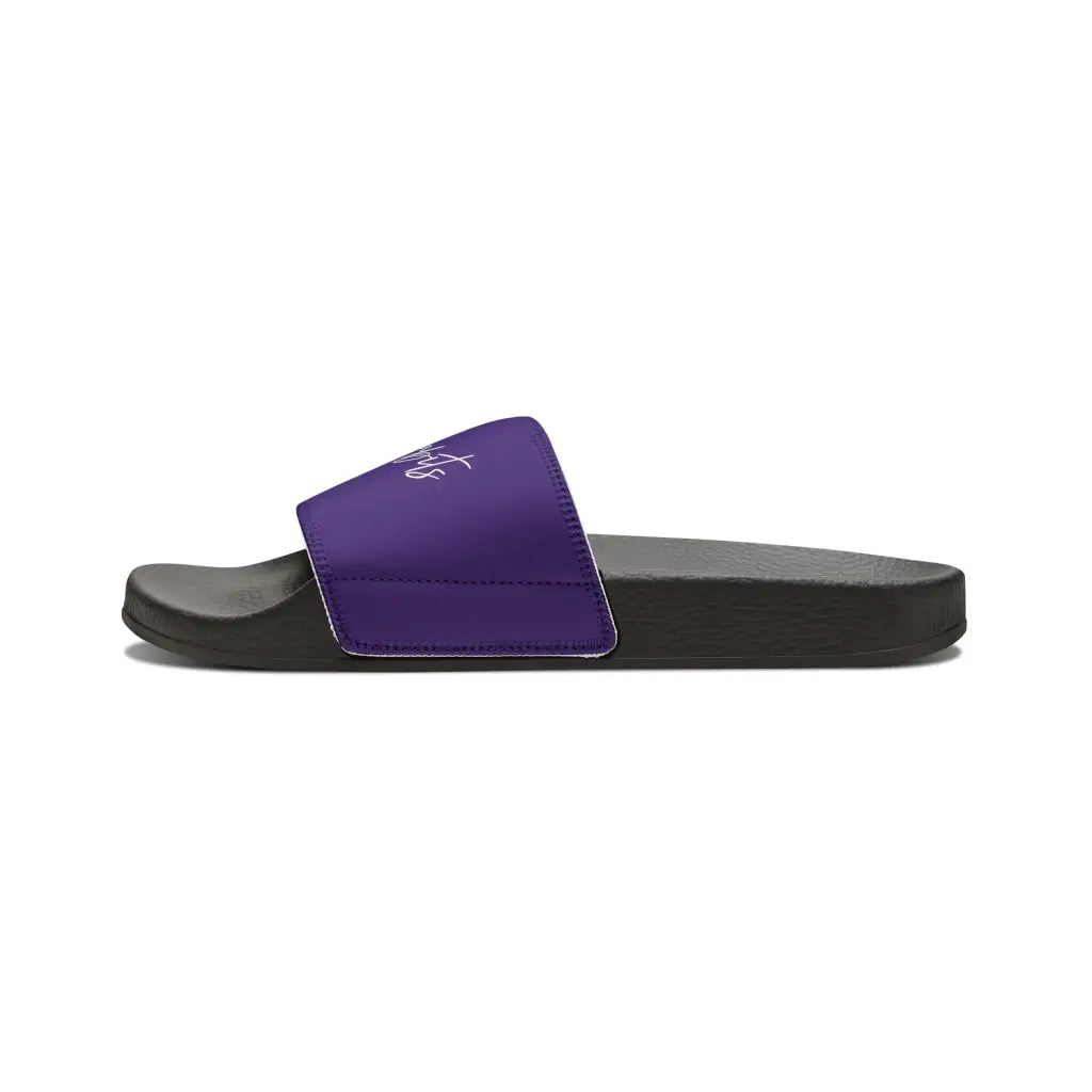 Purple Youth PU Slide Sandals - Shoes