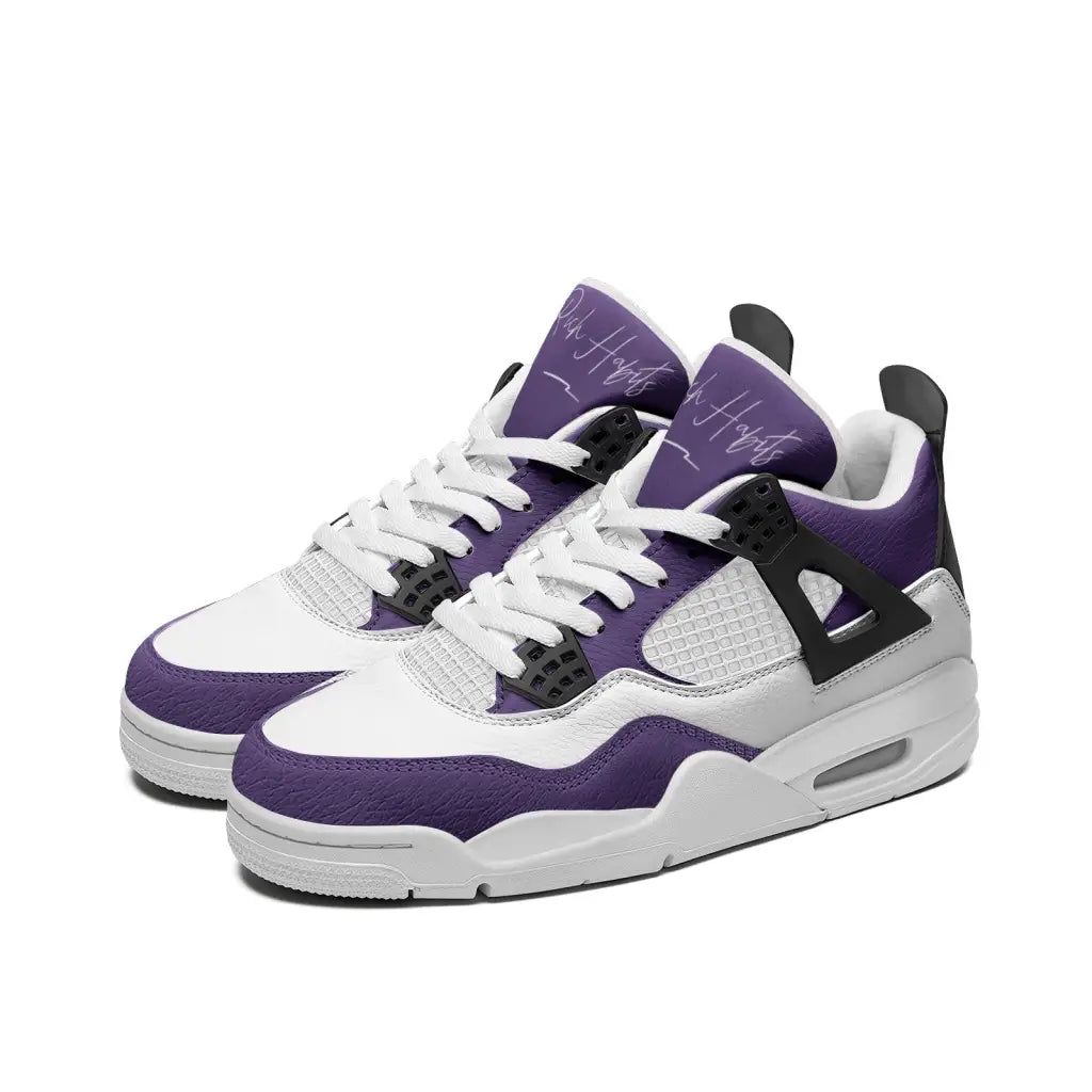 RH4 Purple/White Fashion Sneakers - Shoes