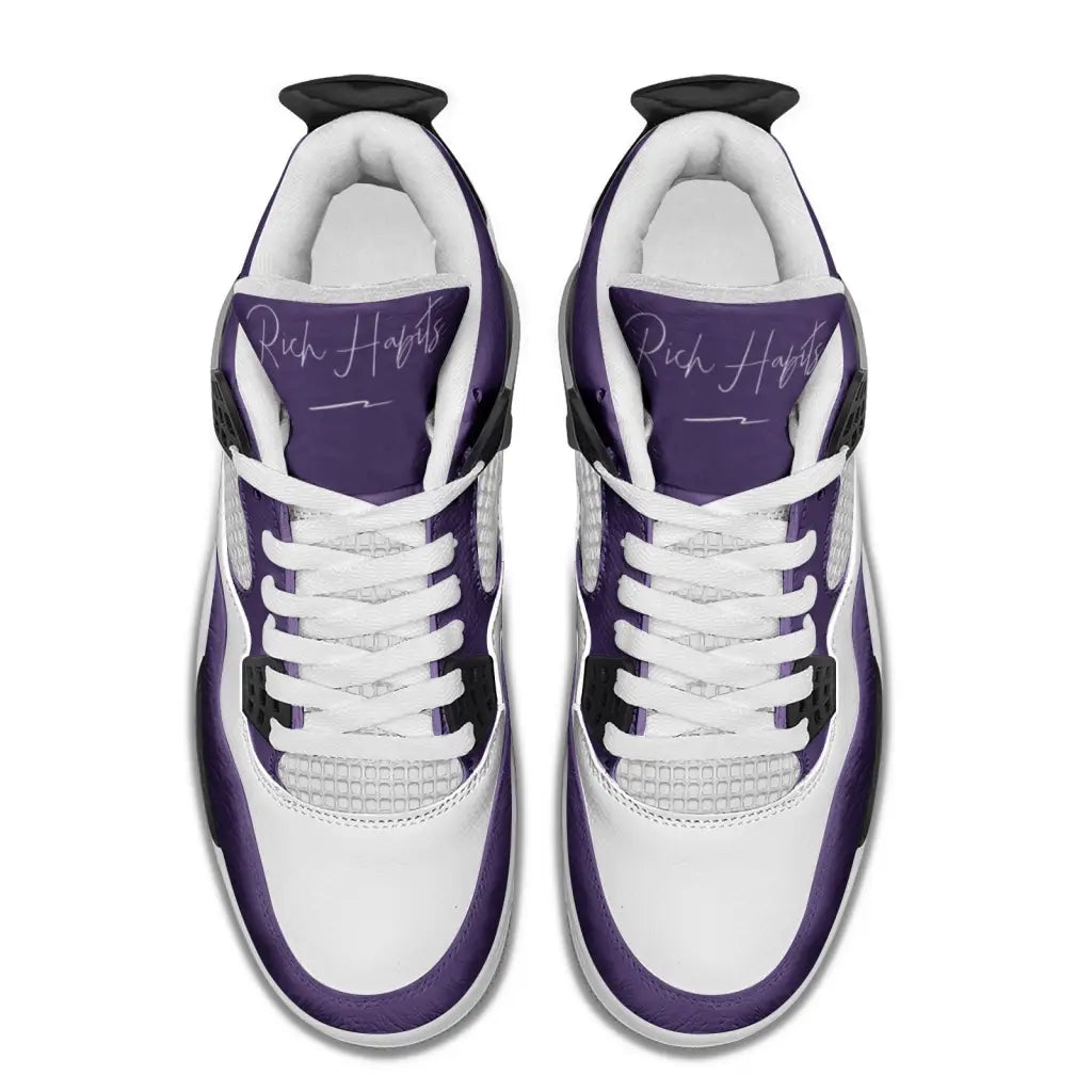 RH4 Purple/White Fashion Sneakers - Shoes