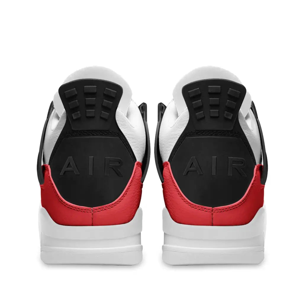 RH4 Red/White Fashion Sneakers - Shoes