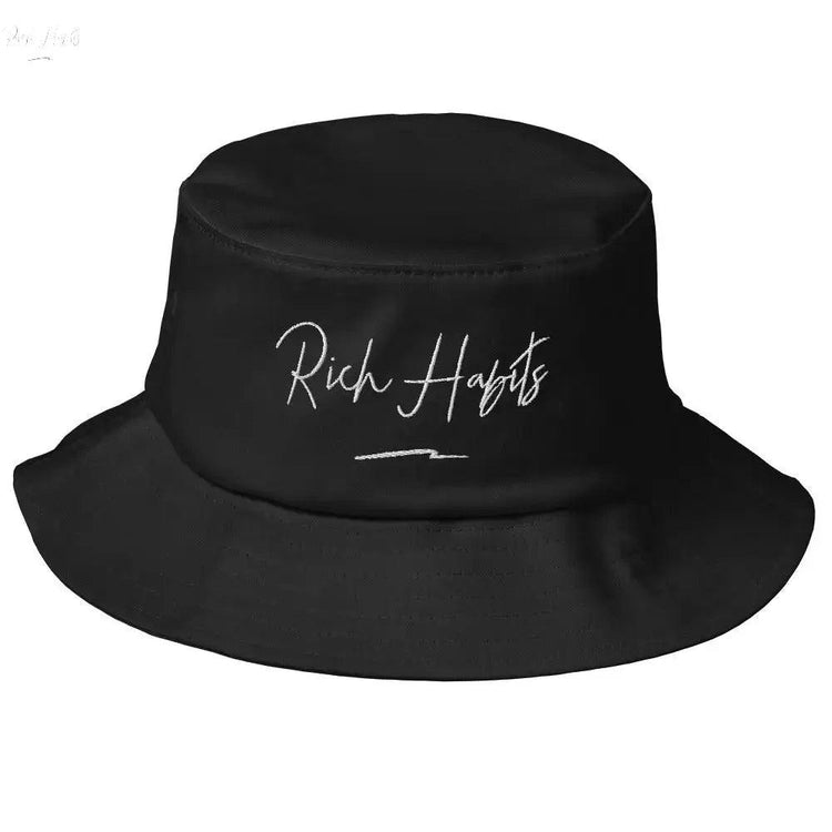 Old School Bucket Hat - Black