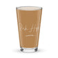 Shaker pint glass