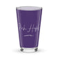 Shaker pint glass