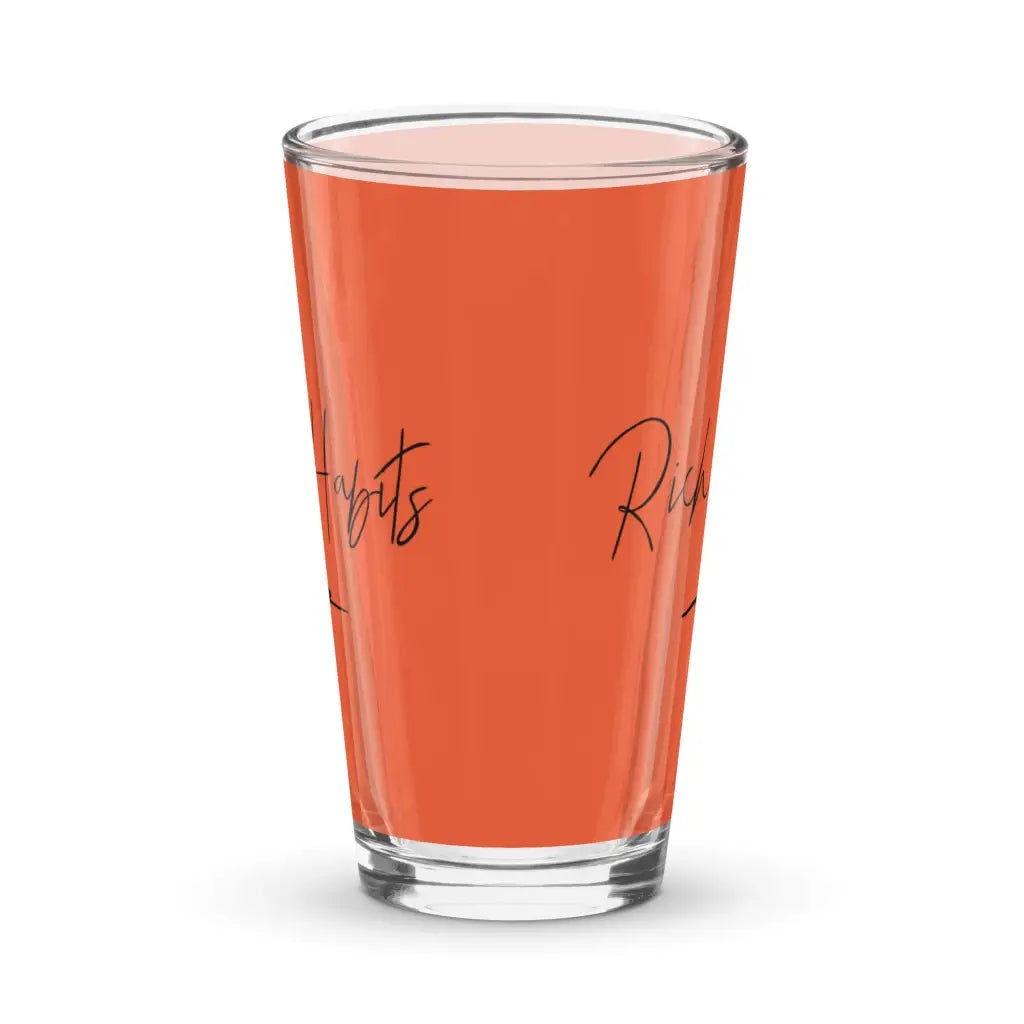 Shaker pint glass