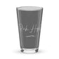 Shaker pint glass