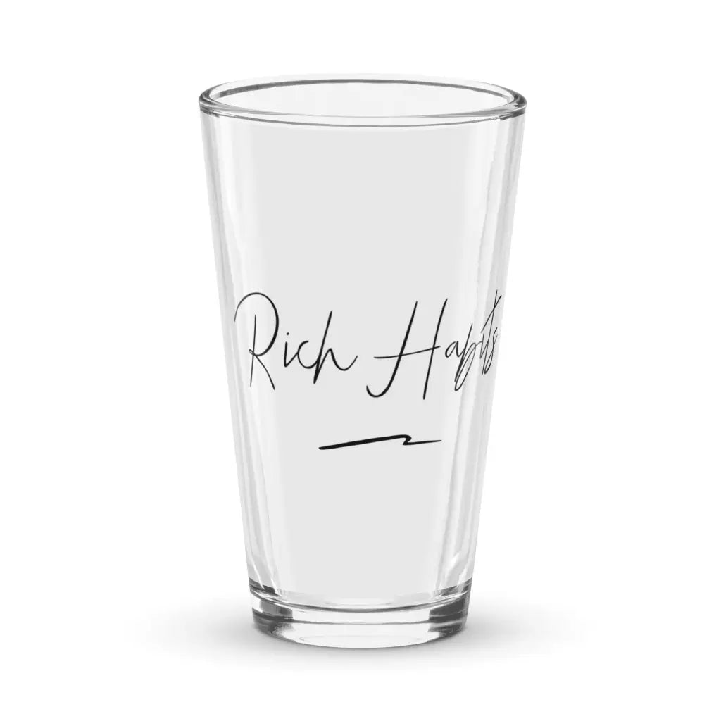 Shaker pint glass