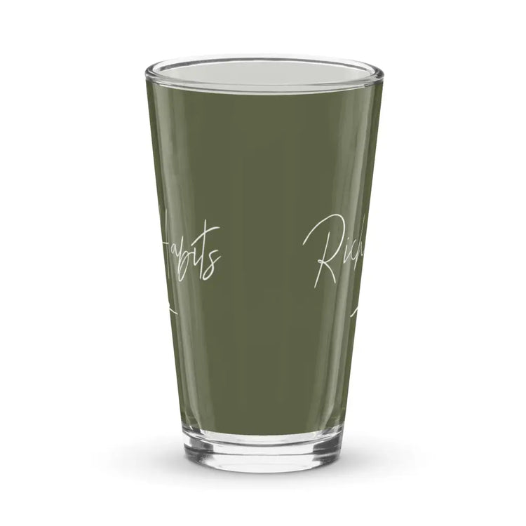 Shaker pint glass